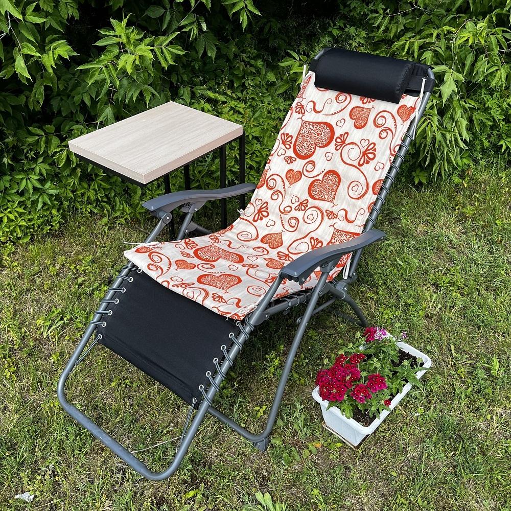 Подушка для садовой мебели "Амур" (св. оранжевый)