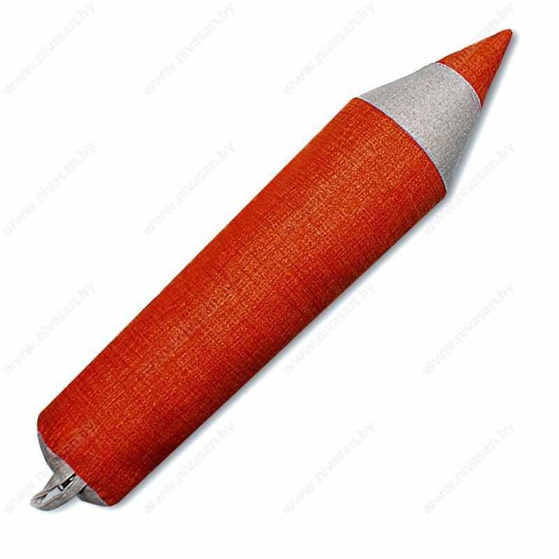 Декоративная подушка "Карандаш" Оранжевый №2
