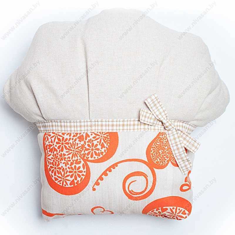 Декоративная подушка "Кекс" Оранжевый