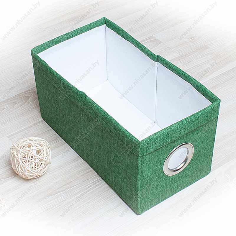 Декоративная корзинка "Фальсо" Зеленый №3