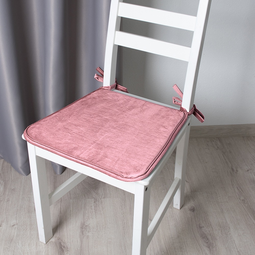 Подушка для сидения "Бархат". Розовый.