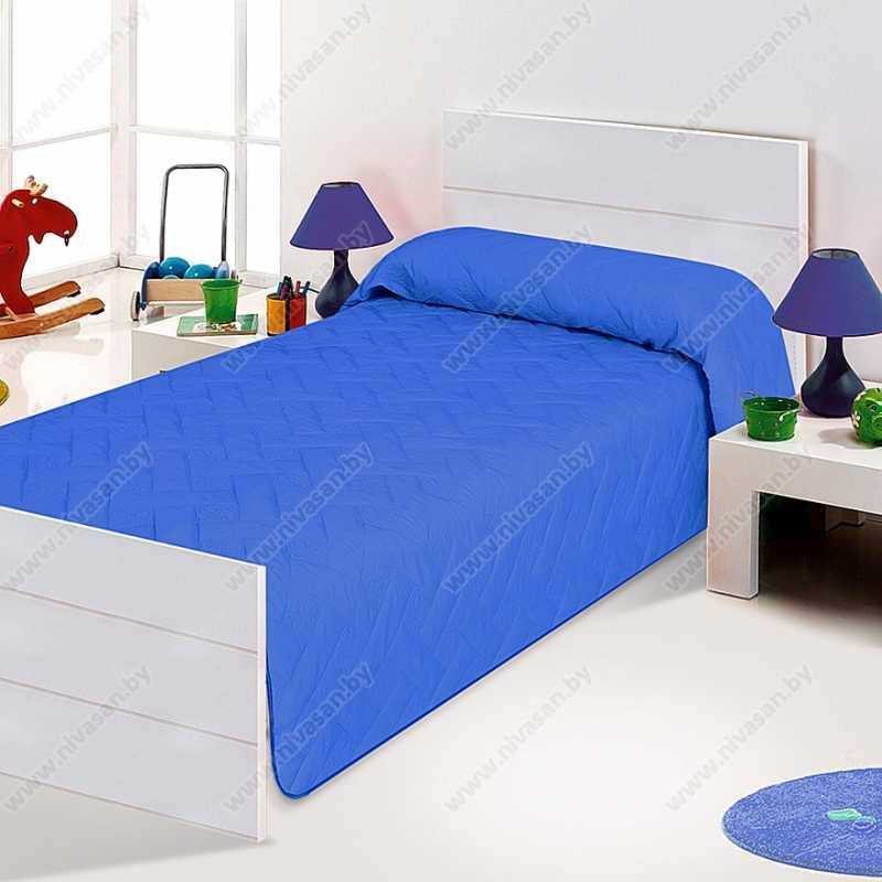 Покрывало "Симба" (уценка) Синий.