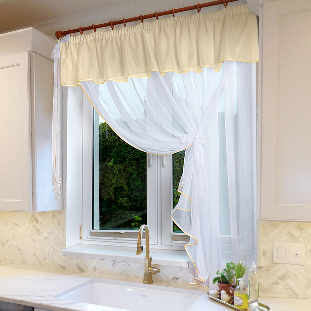 Штора "Фантазия". Шампань.