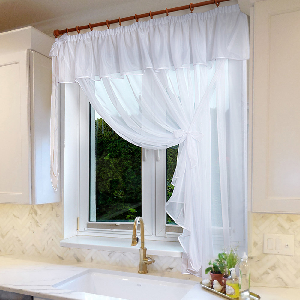 Штора "Фантазия". Белый.